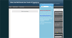 Desktop Screenshot of iklan-rumah-di-yogyakarta.blogspot.com