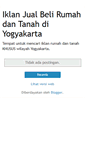 Mobile Screenshot of iklan-rumah-di-yogyakarta.blogspot.com