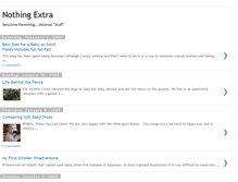Tablet Screenshot of nothingextra.blogspot.com