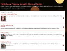 Tablet Screenshot of bibliotecaolmoscastro.blogspot.com