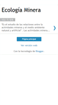Mobile Screenshot of ecologia-minera.blogspot.com