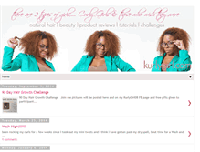 Tablet Screenshot of confessionsofakurlygirl.blogspot.com