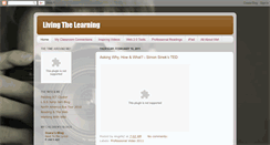 Desktop Screenshot of livingthelearning.blogspot.com