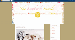 Desktop Screenshot of lombardifamily2.blogspot.com