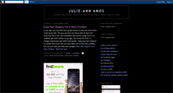 Desktop Screenshot of julie-annamos.blogspot.com