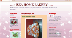 Desktop Screenshot of iszahomebakery.blogspot.com