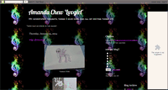 Desktop Screenshot of amandachew2.blogspot.com