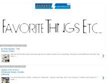 Tablet Screenshot of favoritethingsetc.blogspot.com