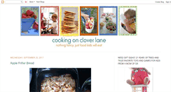 Desktop Screenshot of cookingoncloverlane.blogspot.com