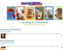 Tablet Screenshot of cookingoncloverlane.blogspot.com