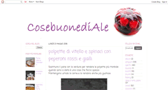Desktop Screenshot of cosebuonediale.blogspot.com