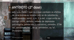 Desktop Screenshot of antidotodachris.blogspot.com