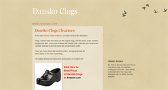 Desktop Screenshot of danskoclogsclearance.blogspot.com