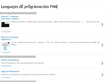 Tablet Screenshot of lenguajesdprogramaciion.blogspot.com