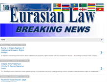 Tablet Screenshot of eurasian-law-breaking-news.blogspot.com