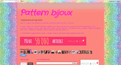 Desktop Screenshot of patternbijoux.blogspot.com