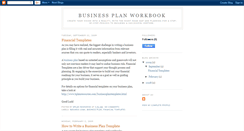 Desktop Screenshot of businessplanworkbook.blogspot.com