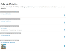 Tablet Screenshot of coladepeloton.blogspot.com