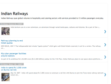 Tablet Screenshot of indianrailwayinfo.blogspot.com