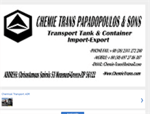 Tablet Screenshot of chemietranspapadopoulos.blogspot.com