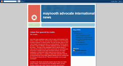 Desktop Screenshot of maynoothadvocateinternational.blogspot.com
