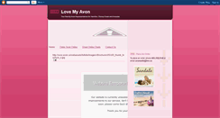 Desktop Screenshot of lovemyavon.blogspot.com