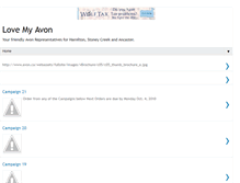 Tablet Screenshot of lovemyavon.blogspot.com