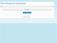 Tablet Screenshot of directresponsecopywritingservice.blogspot.com