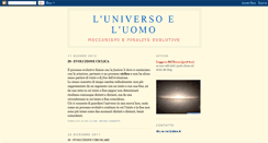 Desktop Screenshot of luniversoeluomo.blogspot.com