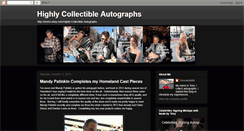 Desktop Screenshot of highlycollectibleautographs.blogspot.com