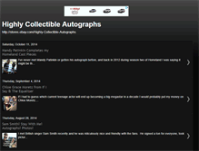 Tablet Screenshot of highlycollectibleautographs.blogspot.com