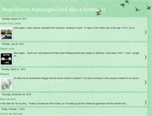 Tablet Screenshot of magnificentasparagus.blogspot.com