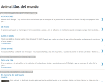 Tablet Screenshot of animalillosdelmundo.blogspot.com