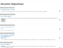 Tablet Screenshot of discussion-diagnostique.blogspot.com