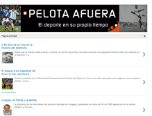 Tablet Screenshot of pelotaafuera.blogspot.com