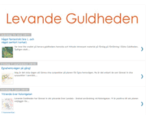 Tablet Screenshot of levandeguldheden.blogspot.com