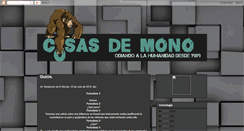 Desktop Screenshot of cosasdemono.blogspot.com