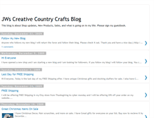 Tablet Screenshot of jwscreativecountrycrafts.blogspot.com