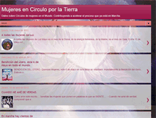 Tablet Screenshot of mujeresencirculoporlatierra.blogspot.com