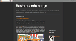 Desktop Screenshot of hastacuandocarajo.blogspot.com