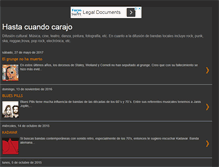 Tablet Screenshot of hastacuandocarajo.blogspot.com
