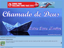 Tablet Screenshot of chamadodedeus.blogspot.com