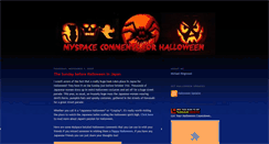 Desktop Screenshot of myspacecomments4halloween.blogspot.com