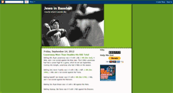 Desktop Screenshot of jewsinbaseball.blogspot.com