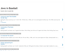 Tablet Screenshot of jewsinbaseball.blogspot.com