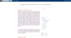 Desktop Screenshot of comunicacionenlasociedad.blogspot.com