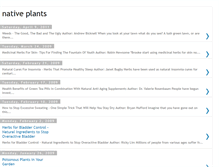 Tablet Screenshot of nativeplants.blogspot.com