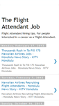 Mobile Screenshot of flightattendanthiring.blogspot.com