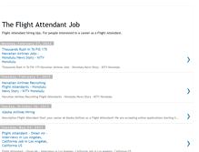 Tablet Screenshot of flightattendanthiring.blogspot.com