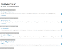 Tablet Screenshot of everydaywear.blogspot.com